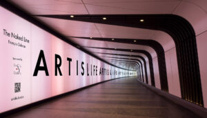 ArtIsLife.London featuring Francois Dubeau at King's Cross Tunnel.