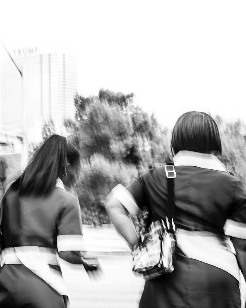 Detail of "Y'all Got It…We Tired" original photograph, 2017