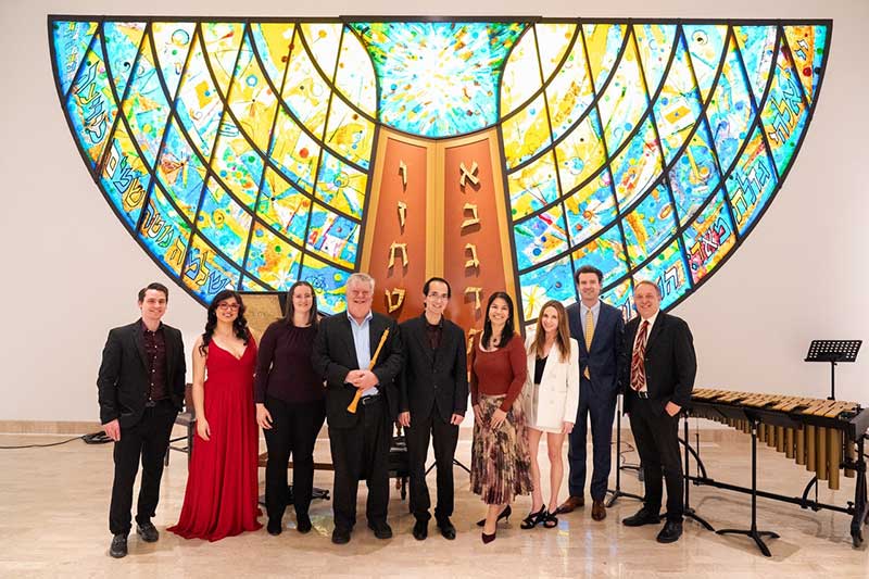 The evening featured an exceptional ensemble of musicians: Jonathan Rhodes on harpsichord; Bryan Conger on clarinet; Richard Kravchak on Baroque oboe; Ka-Wai Yu on Baroque cello; Ryan Bond on vibraphone; Megan Kearny on saxophone; and Ana Angel Ortiz, Baroque soprano. Works by George Frideric Handel, Domenico Gabrielli, Louis Couperin, UNLV composer Jennifer Bellor and Antonio Vivaldi unfolded in luminous succession, while improvisational passages by Bryan Conger threaded through the program like echoes drifting through a cathedral.