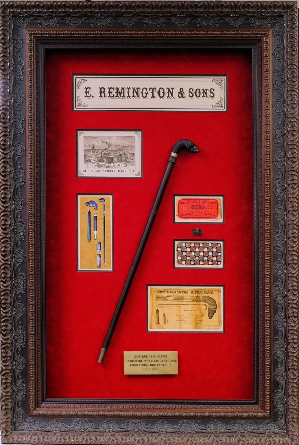 The Golden Steer_Art and Memorabilia Curation_Remington Can Gun